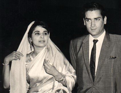 Geeta Bali and Shammi Kapoor